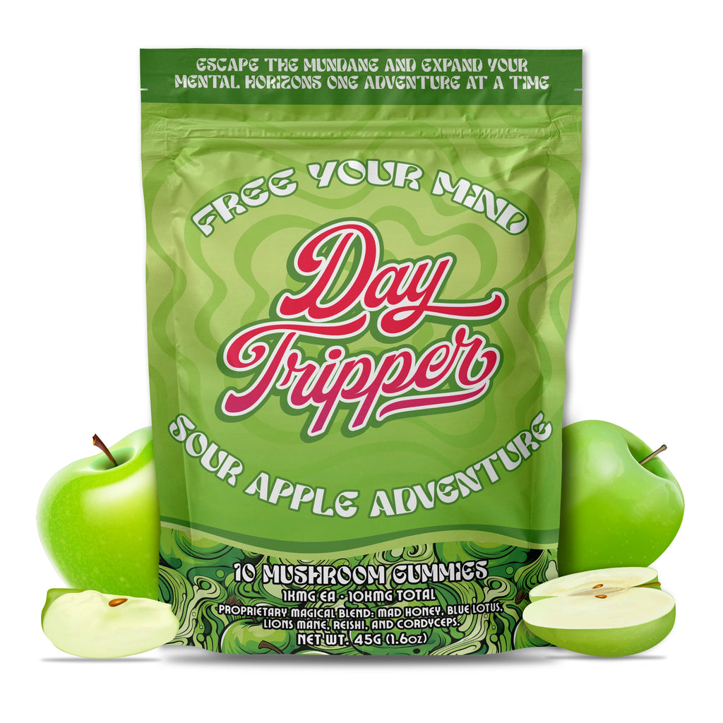 DAYTRIPPER SOUR APPLE MUSHROOM GUMMIES 10ct
